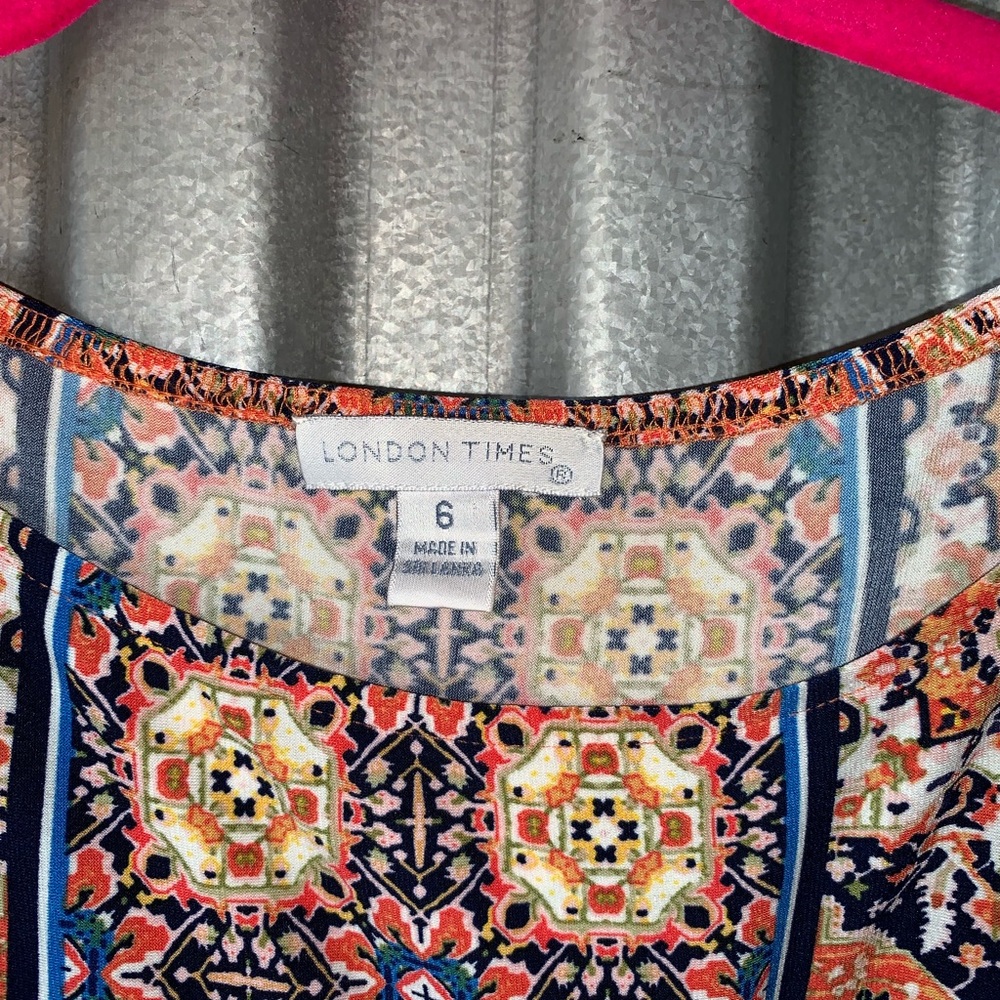London times patterned dress